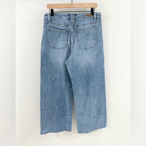 Soft Surroundings Ultimate Wide Leg Jeans Size 14 Petite - Picture 6 of 6